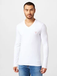 GUESS Shirt karamell/schwarz/naturweiß