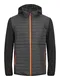 JACK & JONES Jacke dunkelgrau / schwarz
