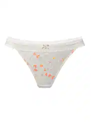 Tanga světle zelená / fialová / oranžová / bílá