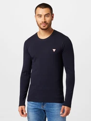 GUESS Shirt nachtblau/rot/weiß