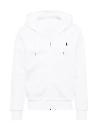 Sweatjacke wei
