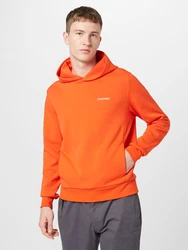 Calvin Klein Sweatshirt orange/weiß