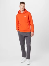 Calvin Klein Sweatshirt orange/weiß
