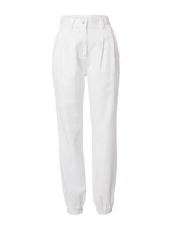 Kalhoty se sklady v pase 'Nicola ' bílá