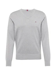 Pullover navy / graumeliert / feuerrot / wei