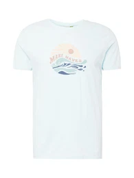 TShirt navy / hellblau / mint / orange