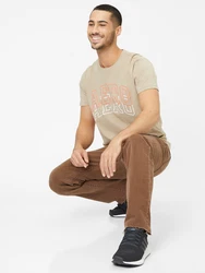 AROPOSTALE T-Shirt camel/orange/wei