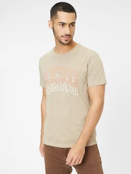 AROPOSTALE T-Shirt camel/orange/wei