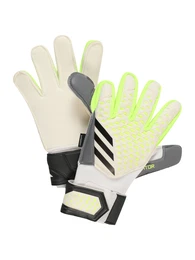 Sporthandschuhe 'Predator Match Fingersave Goalkeeper' limette / schwarz / wei