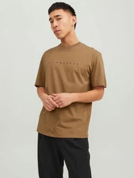 Jack & Jones T-Shirt JJEstar sepia/schwarz/Beige/Otter