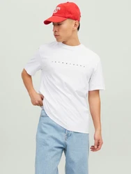 Jack & Jones T-Shirt JJEstar navy / offwhite