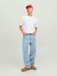 Jack & Jones T-Shirt JJEstar navy / offwhite