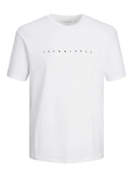 Jack & Jones T-Shirt JJEstar navy / offwhite