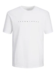 T-Shirt 'JJEstar' navy / offwhite