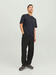 Jack & Jones T-Shirt JJEstar navy / orange