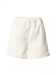 Kalhoty 'Trefoil Monogram Satin' bílá