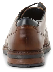 bugatti Schnürschuh Braun/Beige