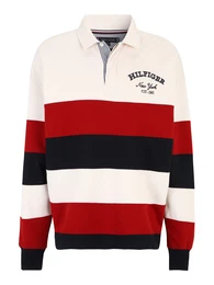 Pullover dunkelblau / rot / naturwei