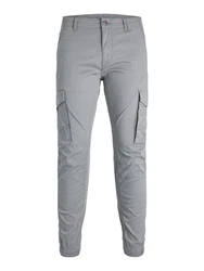 Jack & Jones Cargohose JJIPaul JJFLake (1-tlg) grau