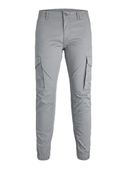 Jack & Jones Cargohose JJIPaul JJFLake (1-tlg) grau