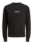 JACK & JONES Sweatshirt 'JORVesterbro' schwarz / weiß