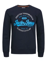 Sweatshirt blau / schwarz