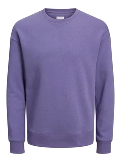 JACK & JONES Sweatshirt JJESTAR BASIC (4012) dunkellila JACK & JONES Sweatshirt JJESTAR BASIC (4012) dunkellila