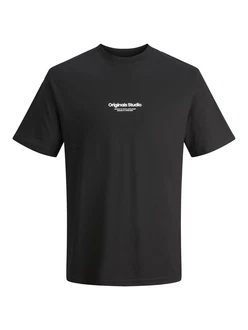 JACK & JONES T-Shirt JORVesterbro schwarz/weiß JACK & JONES T-Shirt JORVesterbro schwarz/weiß