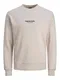 JACK & JONES Sweatshirt 'JORVesterbro' beige / schwarz
