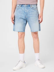 WEEKDAY Shorts 'Space' blau