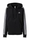ADIDAS SPORTSWEAR Športna jopa na zadrgo 'Essentials'  črna / bela