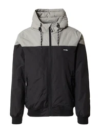 Jacke 'Insulaner' grau / schwarz