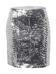 Sukně stříbrná