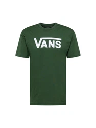 VANS T-Shirt 'CLASSIC' dunkelgrn/wei