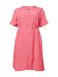 Košilové šaty pink