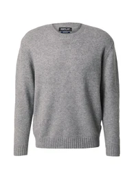 Pullover 'Mesh' graumeliert