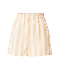 Kalhoty jasně oranžová / bílá