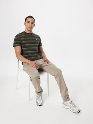 Iriedaily T-Shirt 'Monte Noe' cognac/grasgrn/schwarz/wei