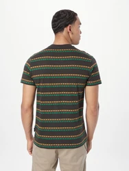 Iriedaily T-Shirt 'Monte Noe' cognac/grasgrn/schwarz/wei