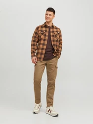 JACK & JONES Hose 'OLLIE BOWIE' camel