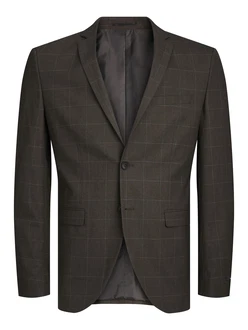 JACK & JONES Sakko 'Solaris' beige/schoko JACK & JONES Sakko 'Solaris' beige/schoko