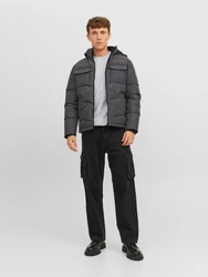JACK & JONES Sweatshirt JJEBradley hellgrau