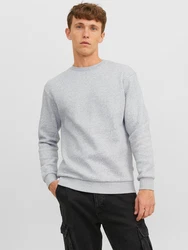 JACK & JONES Sweatshirt JJEBradley hellgrau