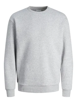 JACK & JONES Sweatshirt JJEBradley hellgrau