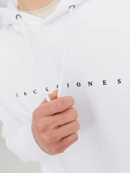 JACK & JONES Sweatshirt 'JJEStar' schwarz/wei