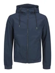 Jack & Jones Plus Softshelljacke JJEBASIC SOFTSHELL HOOD NOOS PLS marine/schwarz/weiß