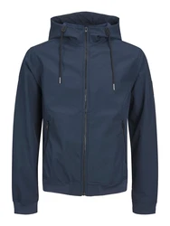 Jack & Jones Plus Softshelljacke JJEBASIC SOFTSHELL HOOD NOOS PLS marine/schwarz/weiß