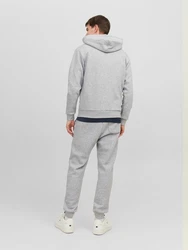 JACK & JONES Sweatjacke JJEBradley graumeliert