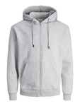 JACK & JONES Sweatjacke JJEBradley graumeliert