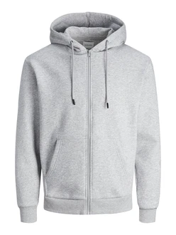 JACK & JONES Sweatjacke JJEBradley graumeliert JACK & JONES Sweatjacke JJEBradley graumeliert